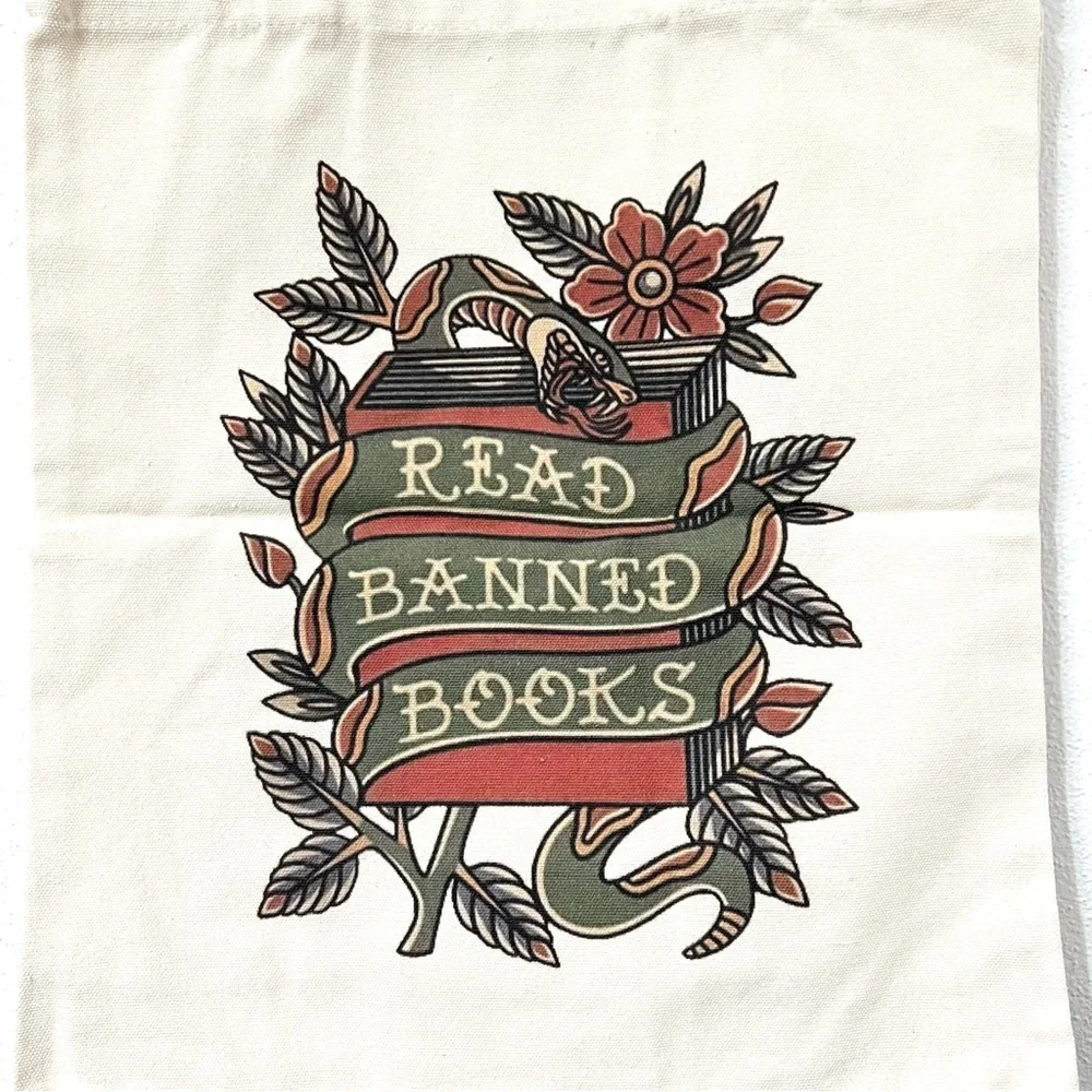 Read Banned Books Canvas Tote